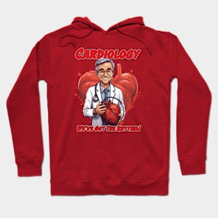 Cardiologist Caricature Gift for Medical Doctor - We've Got The Rhythm! Hoodie